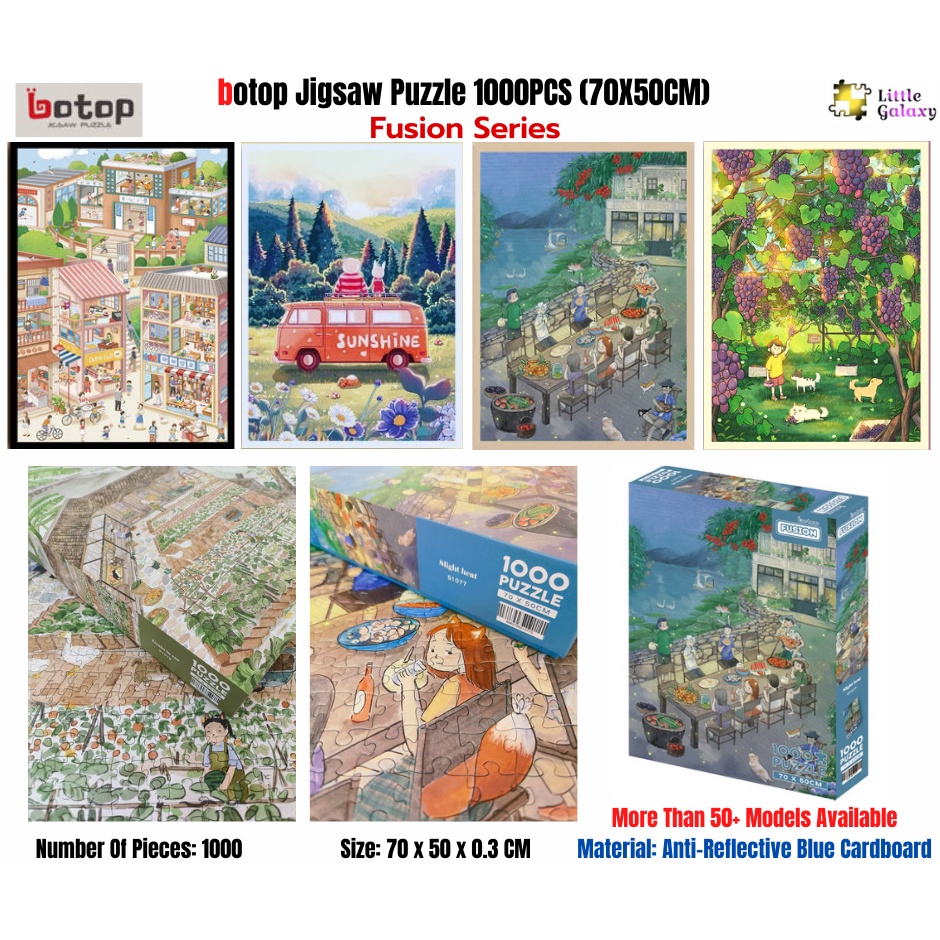 [Ready Stock][Birthday Gift] Botop Puzzle 1000PCS - Botop Fusion Puzzle ...