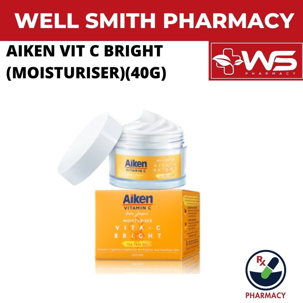 AIKEN VIT C BRIGHT (MOISTURISER)(40G) Shopee Malaysia
