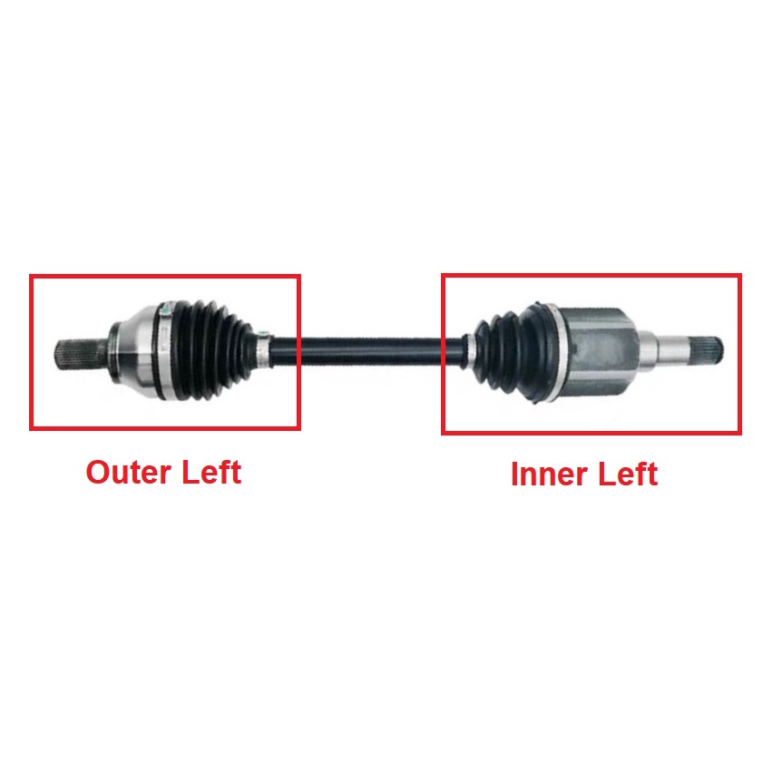 ANGLEWIDE Propeller Shaft CV Joint Kit Compatible With For Jeep Grand Cherokee For Jeep Liberty Front 932-301