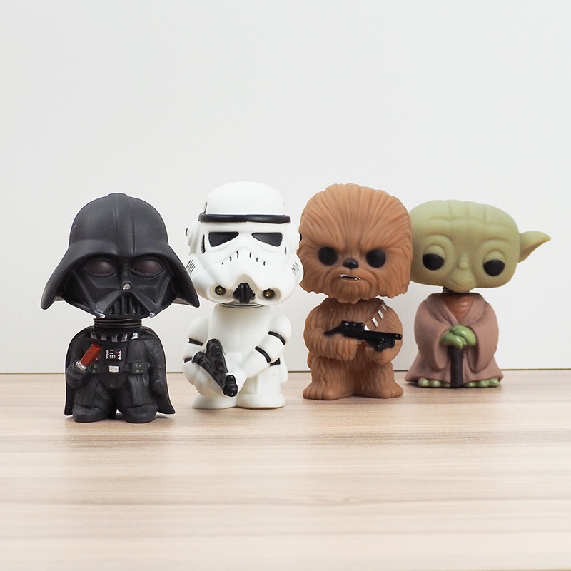 STAR WARS BOBBLE HEAD DARTH VADER & STORMTROOPER COLLECTIBLE FIGURE Shopee Malaysia