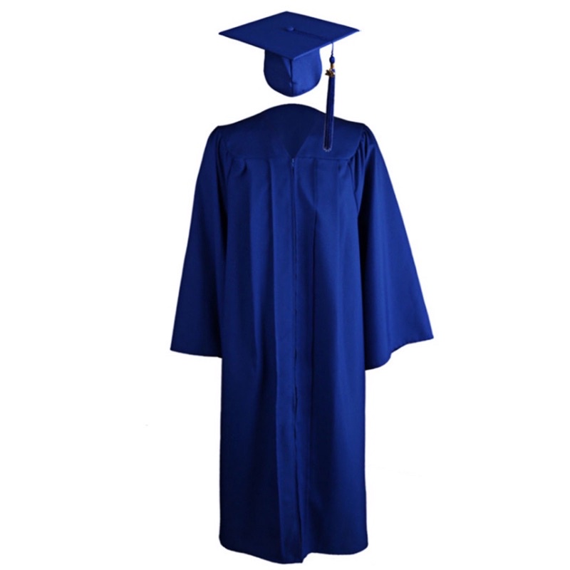 Jubah Konvo Dewasa Academic Graduation Gown With Mortarboard Robe for ...
