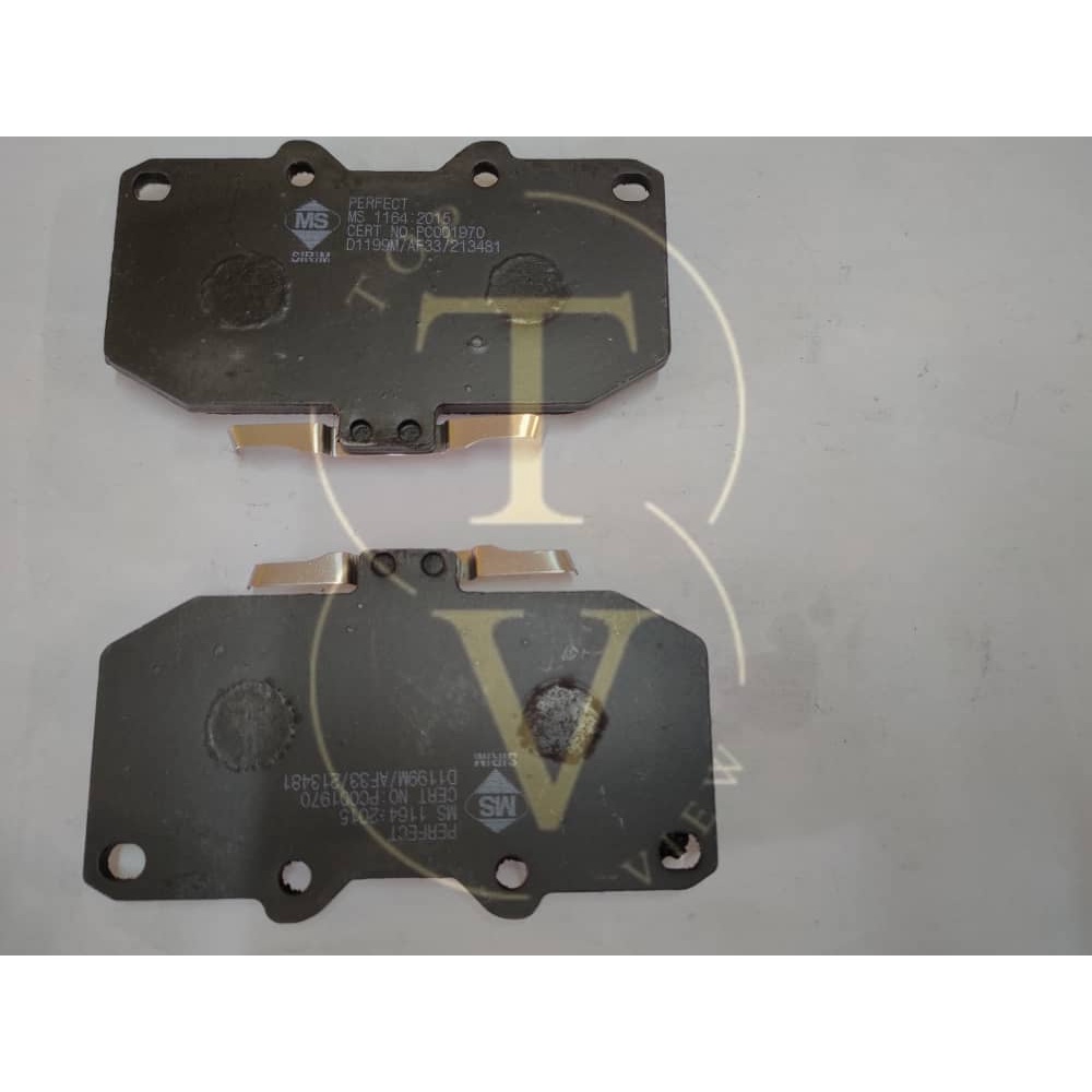 D1199 NISSAN SKYLINE GTS R32 , GTR R32 , FAIRLADY Z32 FRONT BRAKE PAD