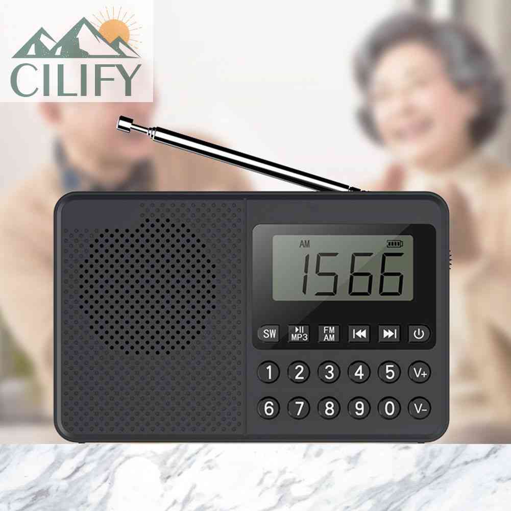 FM AM SW Stereo Radio Speaker 2 Antenna 2.1 Channel Full Band MP3 Music