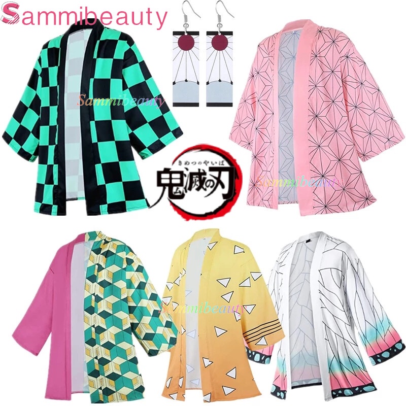 LiusuZhegFc Uomo Donna S Demon Slayer Kimetsu No Yaiba Uomo / Donna - Foto 2