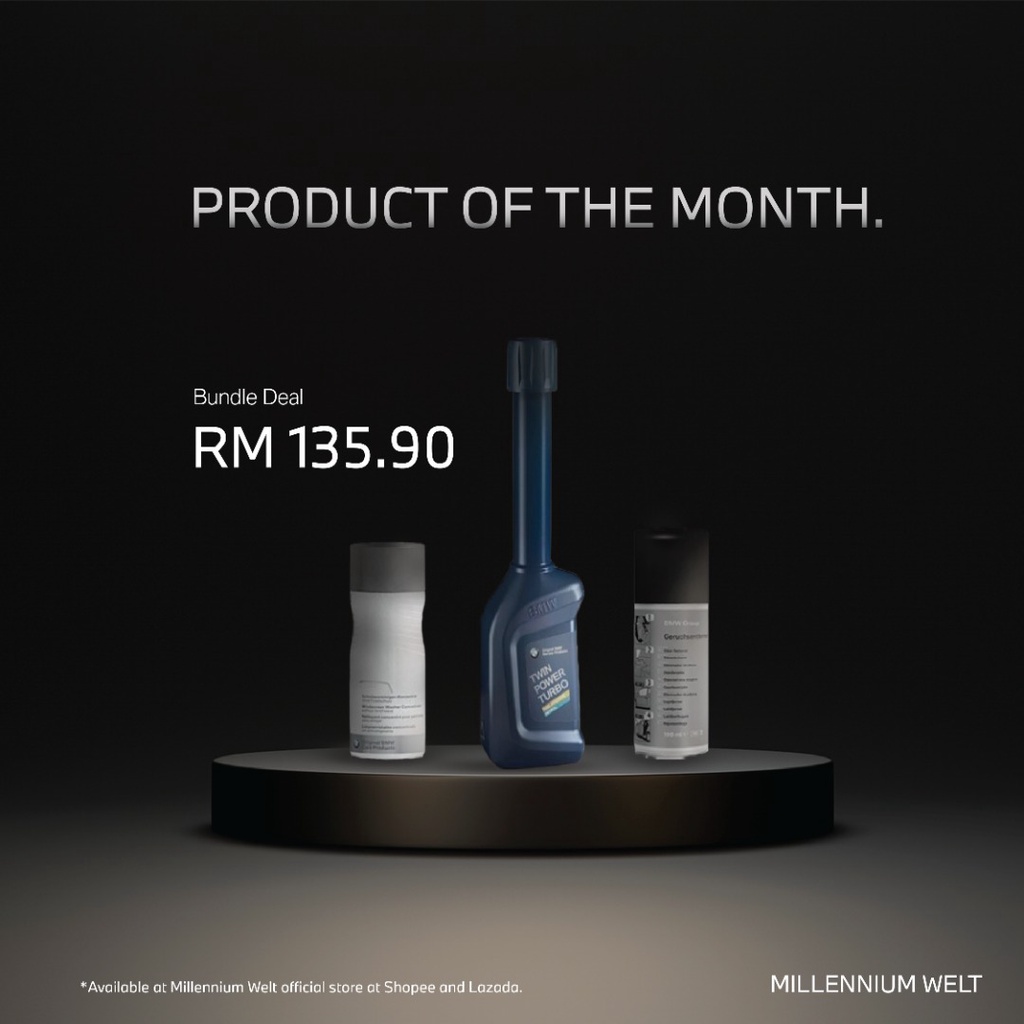 BMW PROMOTION PACKAGE 3 in 1 (Fuel Additive Petrol, Odor Remover