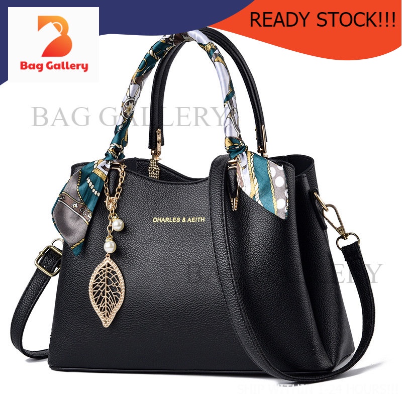 READY STOCK Handbag Women Handbag Shoulder Bag Women Sling Bag Women Korean Style Tote Beg Tangan Wanita Murah Gift Shopee Malaysia