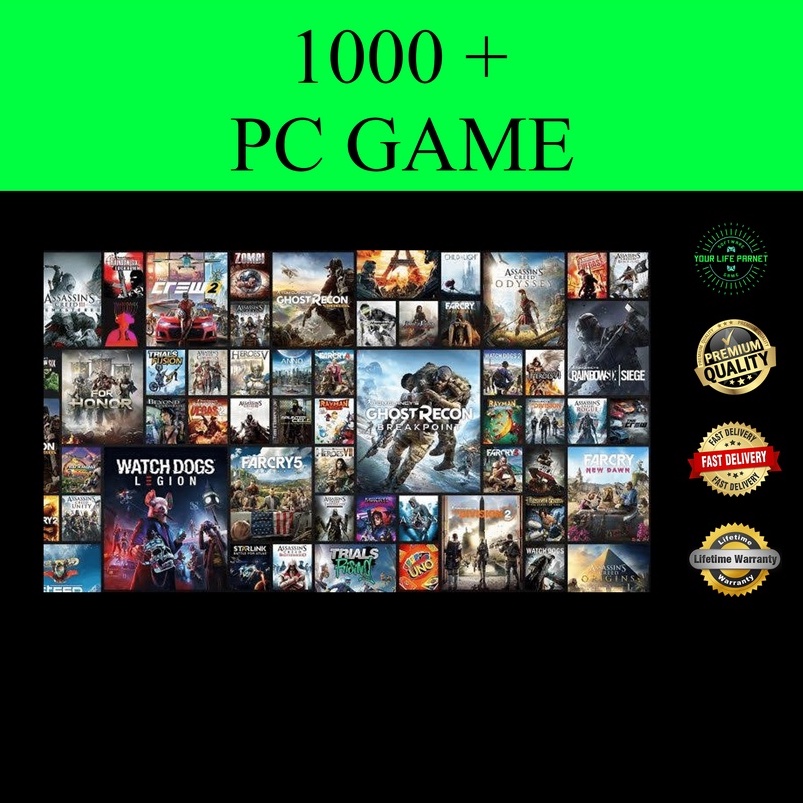 1000 + PC Offline Game List (Buy One Free One) or (ALL Only RM8