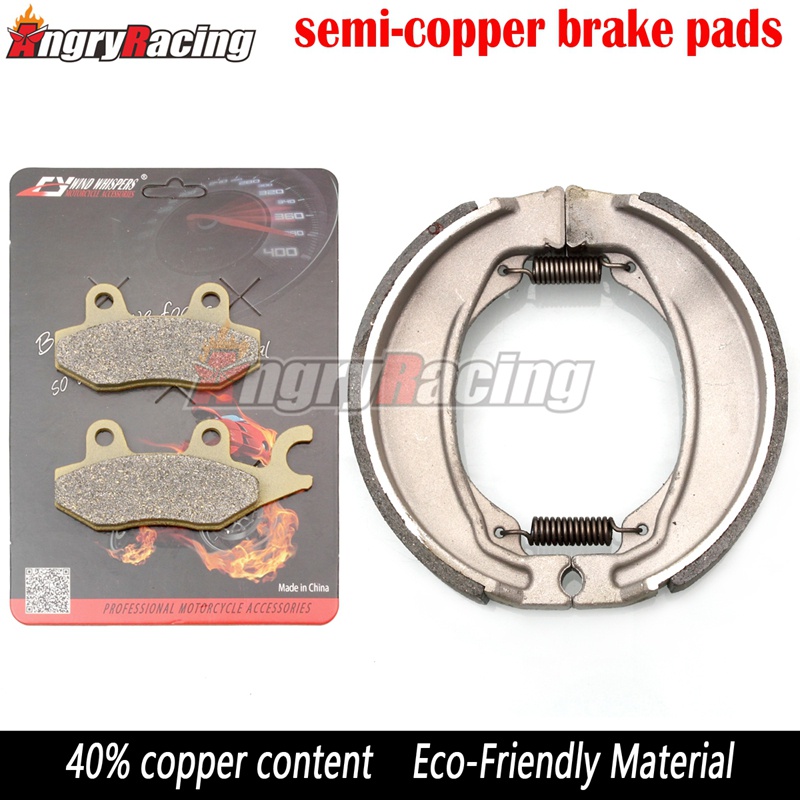 Front Brake Pads Rear Shoes For KYMCO K-Pipe 50 125 12-21 CK 125 Pulsar ...