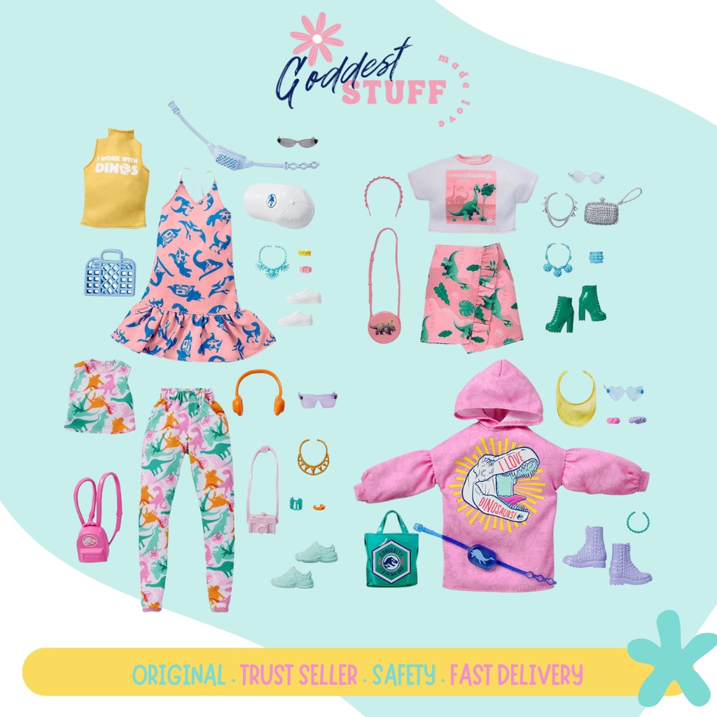 Barbie Storytelling Fashion Pack Original Shopee Malaysia