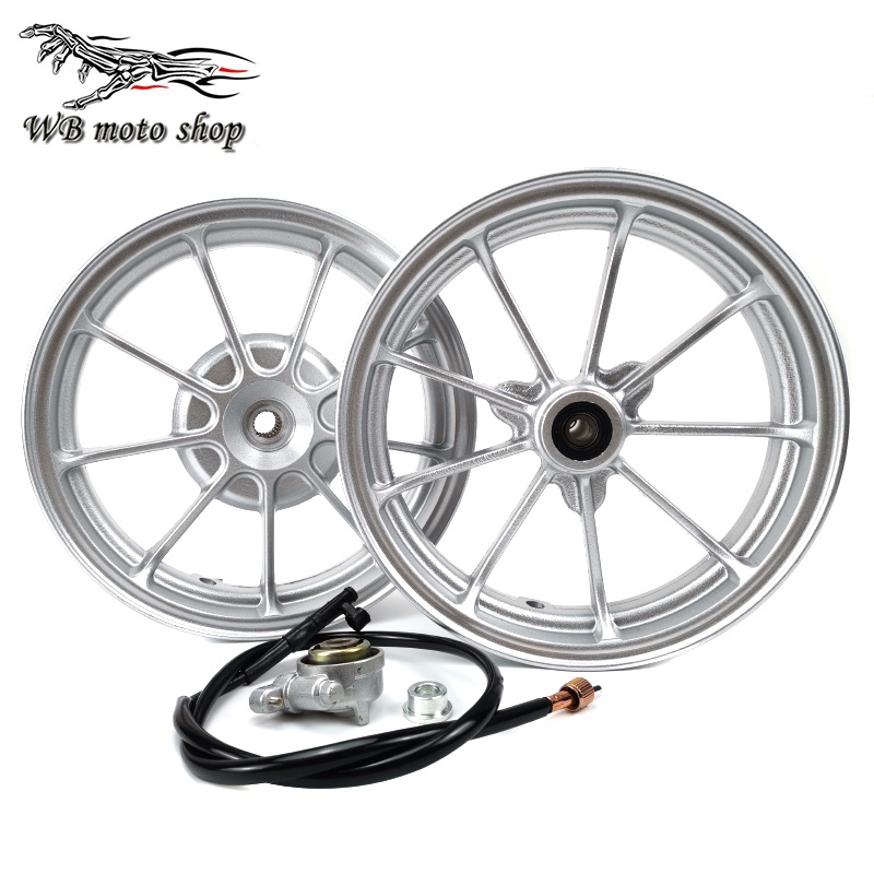 DIO motorcycle modified Aluminum Alloy front back wheels Rim Disc brake