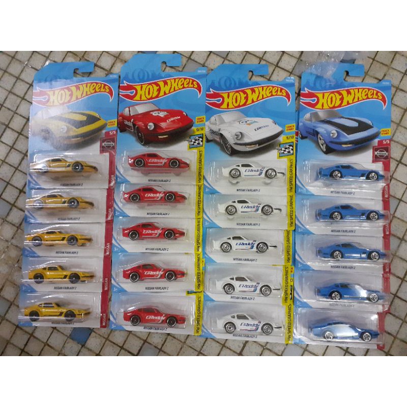 Hot Wheels Nissan Fairlady Z (Yellow. Red. White. Blue) | Shopee Malaysia