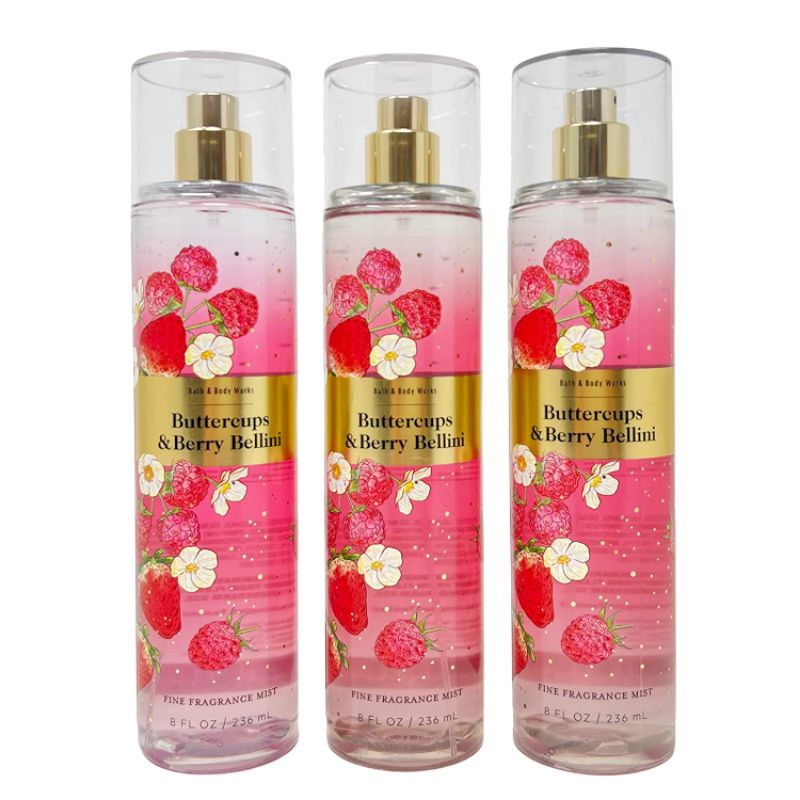 Buttercups And Berry Bellini Body Mist Bath And Body Works Shopee Malaysia