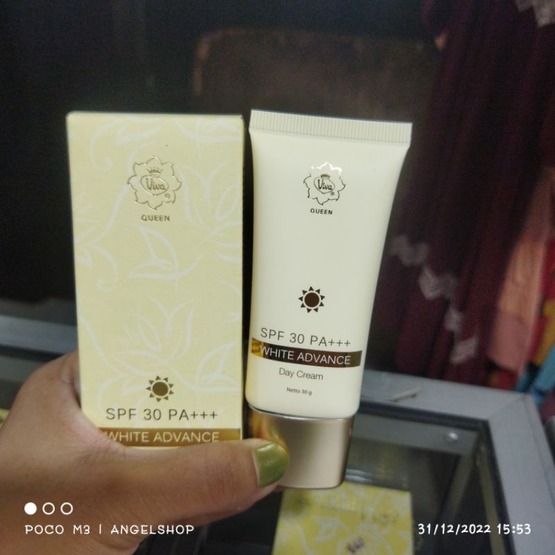 Viva QUEEN WHITE ADVANCE DAY CREAM SPF 30 PA++ DAY CREAM Shopee Malaysia