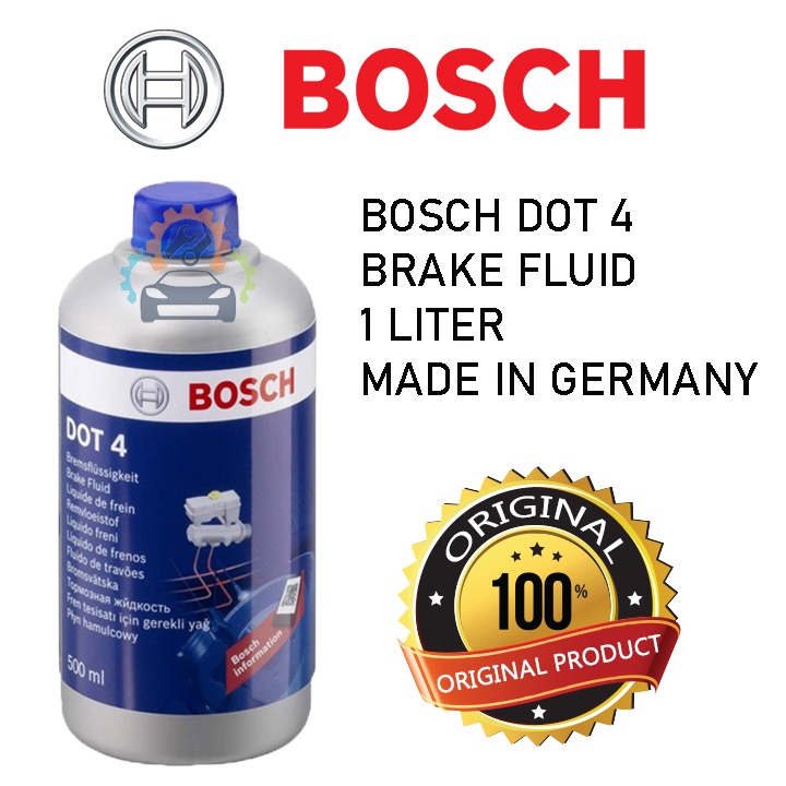 ORIGINAL NEW STOCK BOSCH DOT 4 BRAKE FLUID 1000ML | Shopee Malaysia