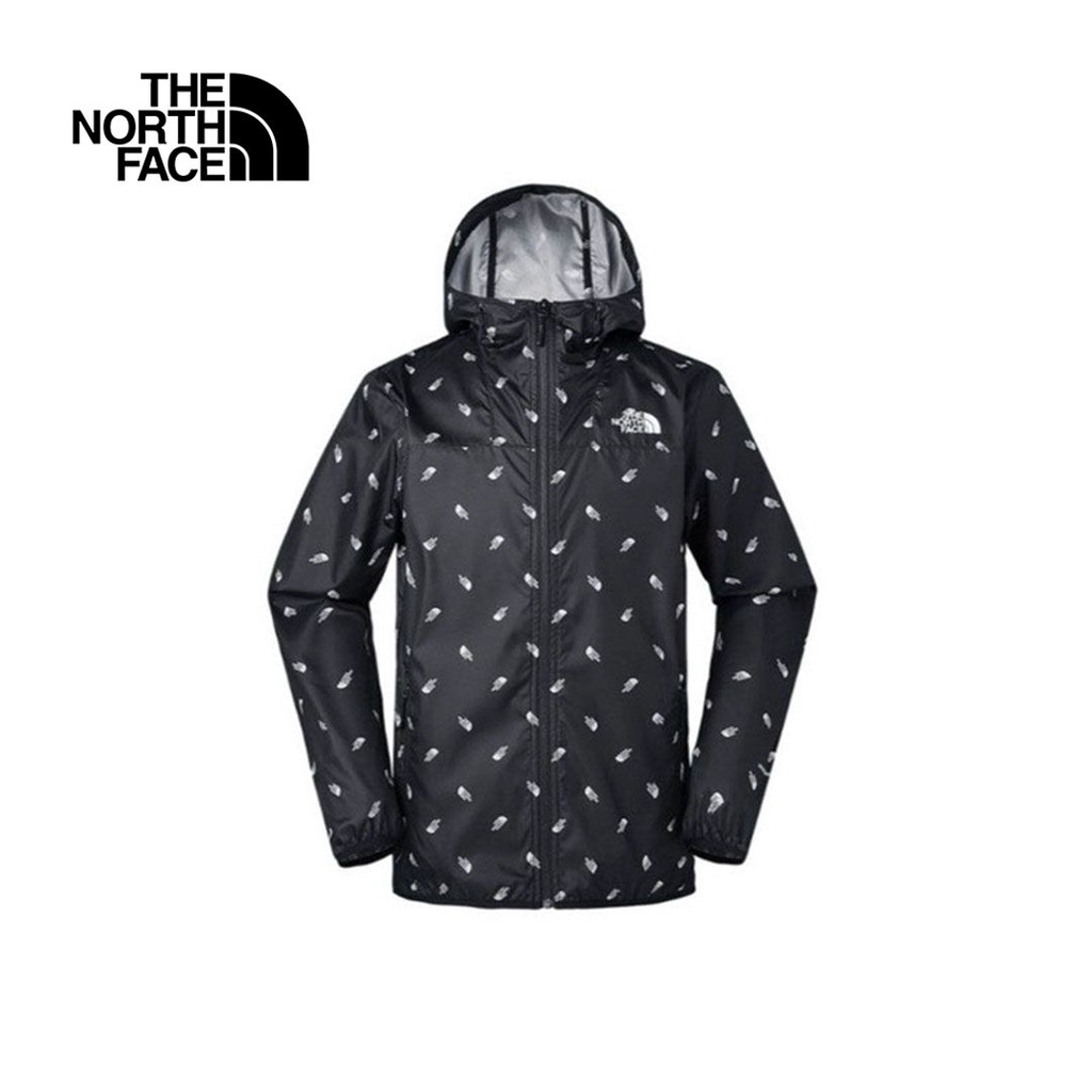 The North Face Printed Cyclone 2 Hoodie Tossed Logo Print TNF Black Shopee Malaysia