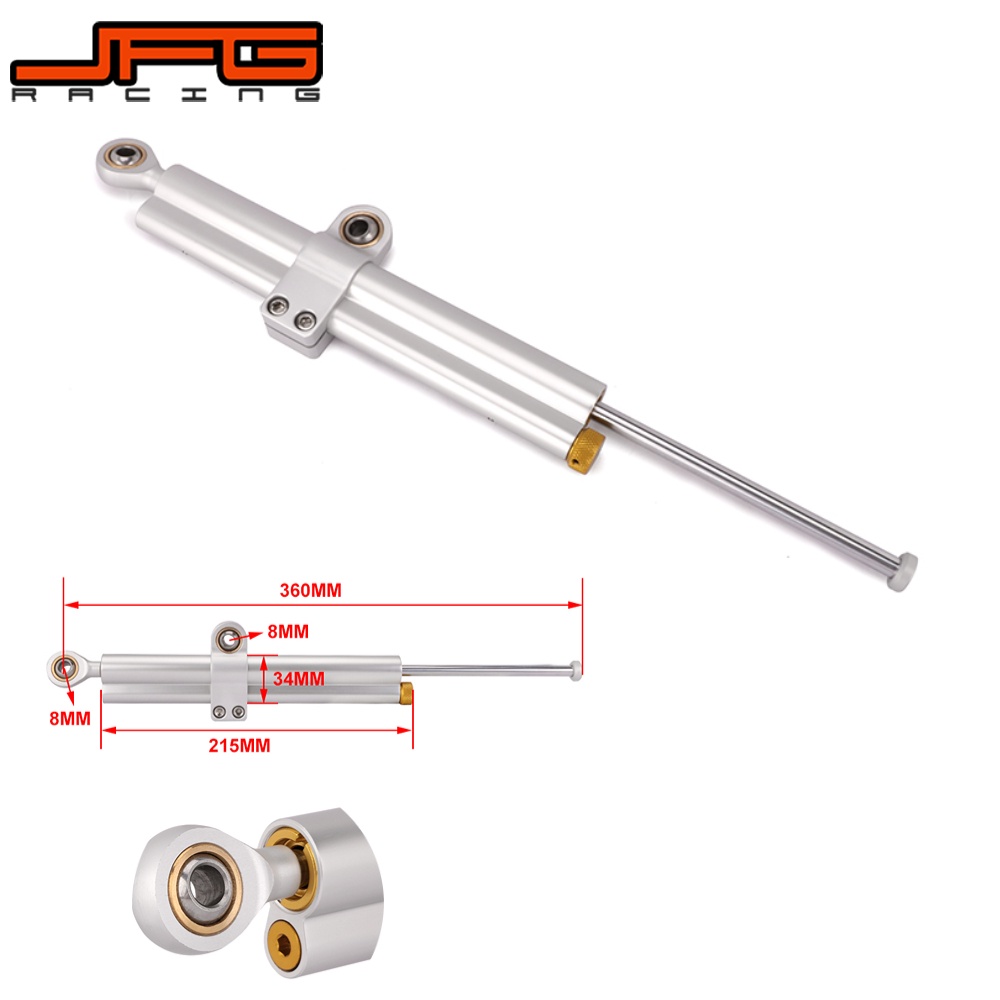 JFG Racing Long Section Damper Linear Reversed 360mm For crf klx ktm