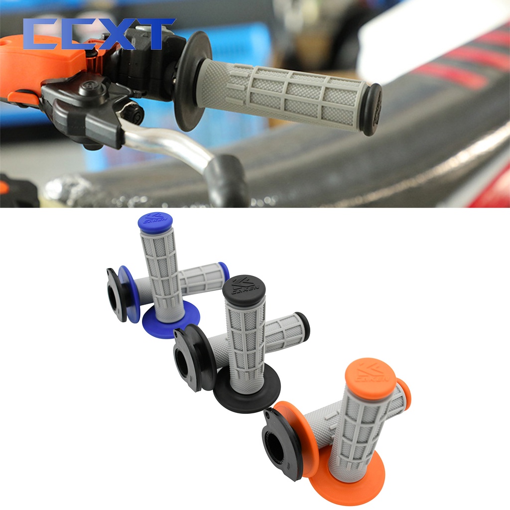 Motorcycle Handlebar Lockon Grip Handle Bar Grip Set For KTM SX SXF