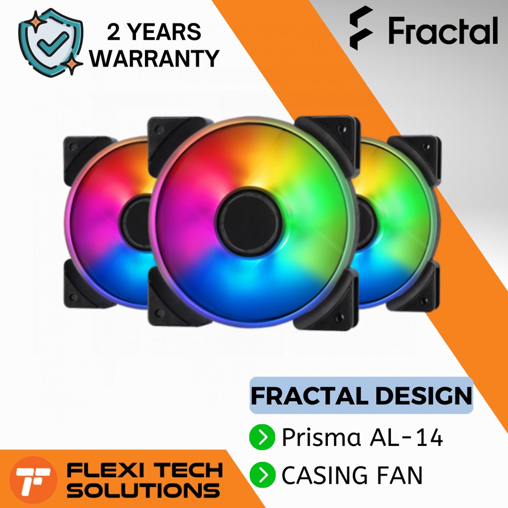 Ventilator Fractal Design Prisma AL-14 ARGB 3-Pack - PC Garage