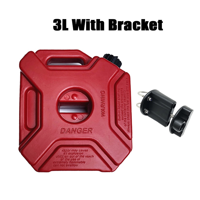 3L/5L Portable Jerry Can Gas Fuel Tank Plastic Petrol Car Gokart Spare