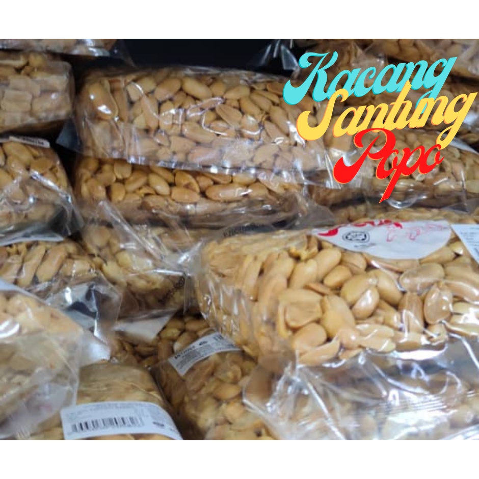 Kacang Rangup Santong Crunchie Popo 450 Gram Kacang Goreng Rangup