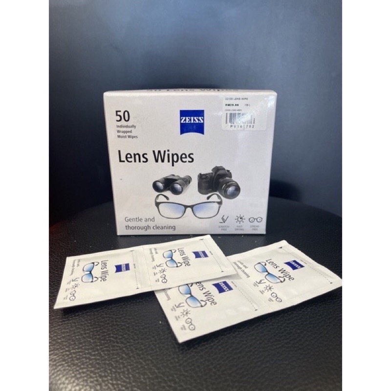 ZEISS Lens Cleaning Wipes (50pcs) Shopee Malaysia