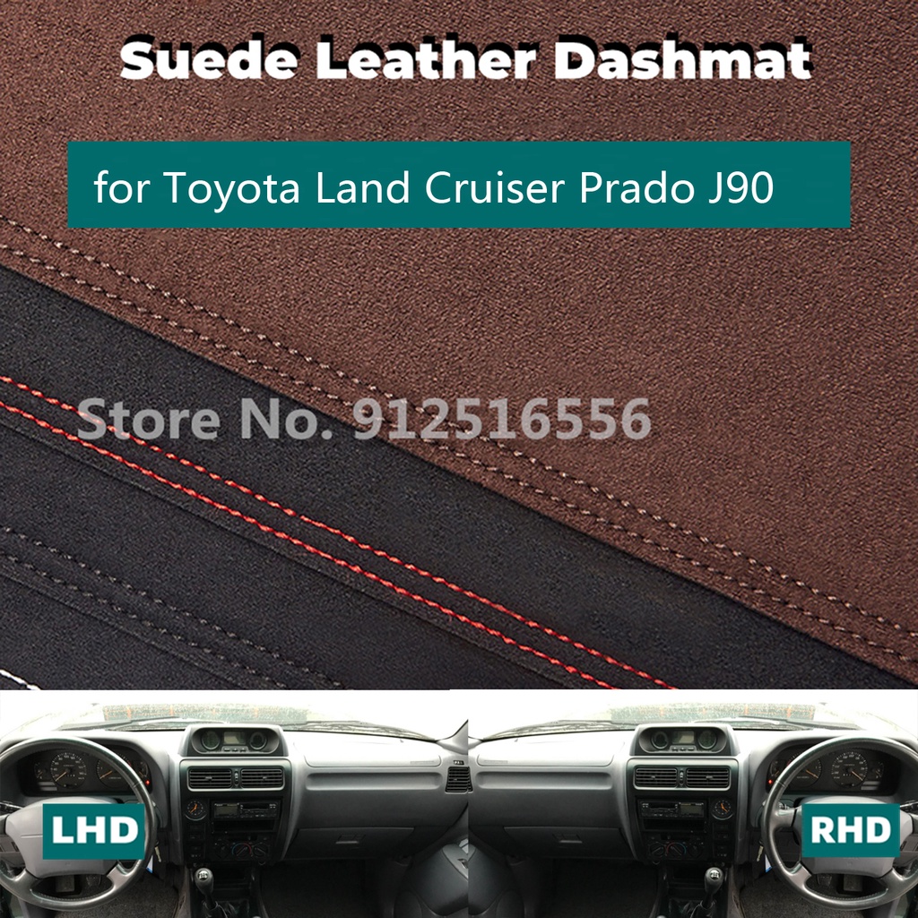 Suede Dashmat Dash Mat Dashboard Cover NonSlip Sunshield Accessories