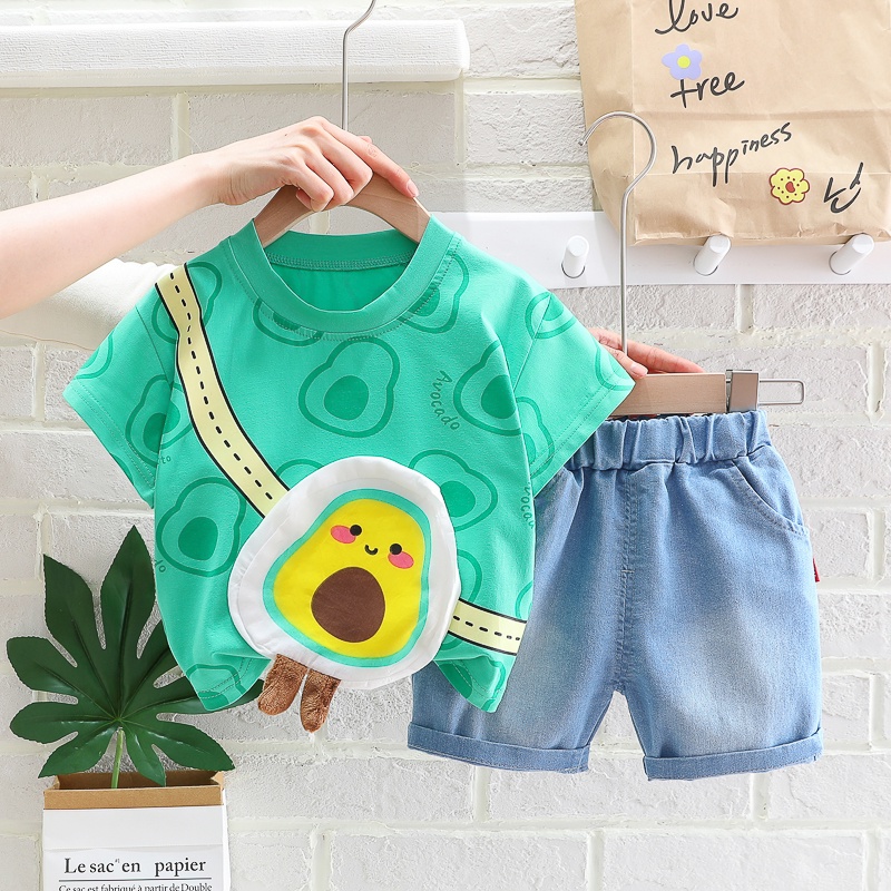 Fashion Design Kid Summer Short Set for Baby Boy Adorable Outfit