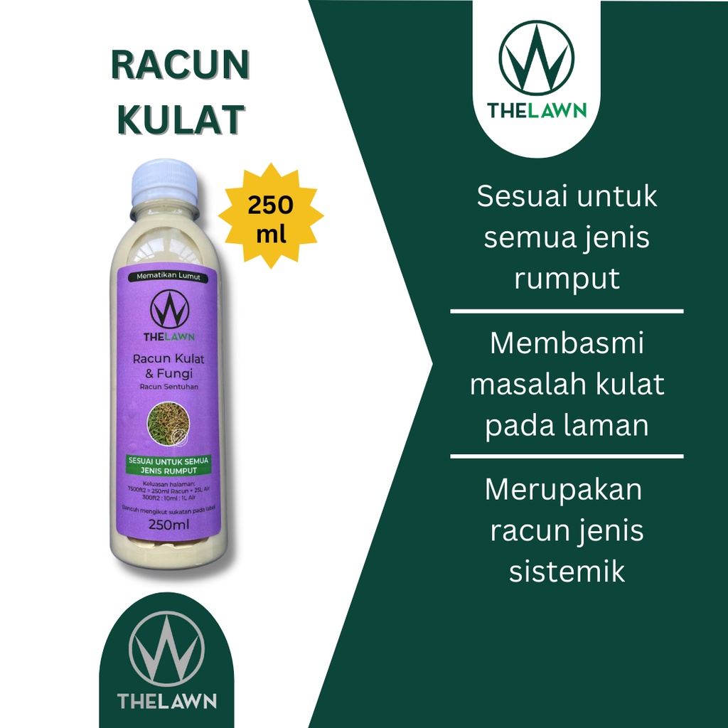 250ML] Racun Kulat Racun Rumput Karpet Rumput Cowgrass Racun Fungi ...