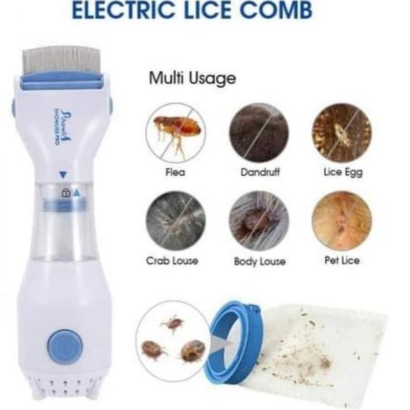 Best.. Electric Flea Comb (Hair Flea Vacuum) Shopee Malaysia