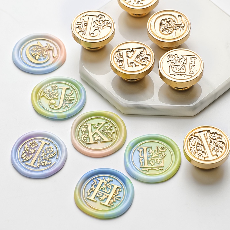 Stitchintime Letter Series Seal Copper Head English Letter Sealing Wax ...