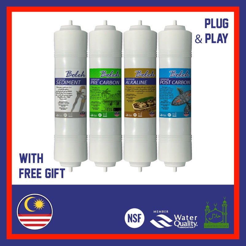 FFPP 10" IType Boleh (4 STAGE) Alkaline Water Dispenser / Filter
