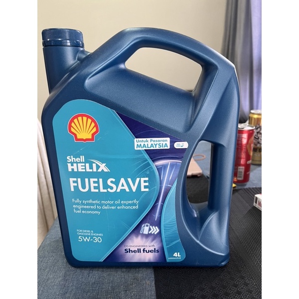 Shell Helix Fuelsave 5W30 4 Liter (untuk pasaran Malaysia) Shopee