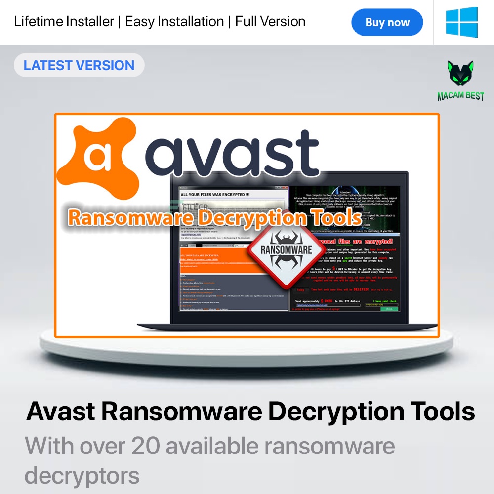 Avast Ransomware Decryption Tools 🔹 Latest & Full Version 🔹 Lifetime ...