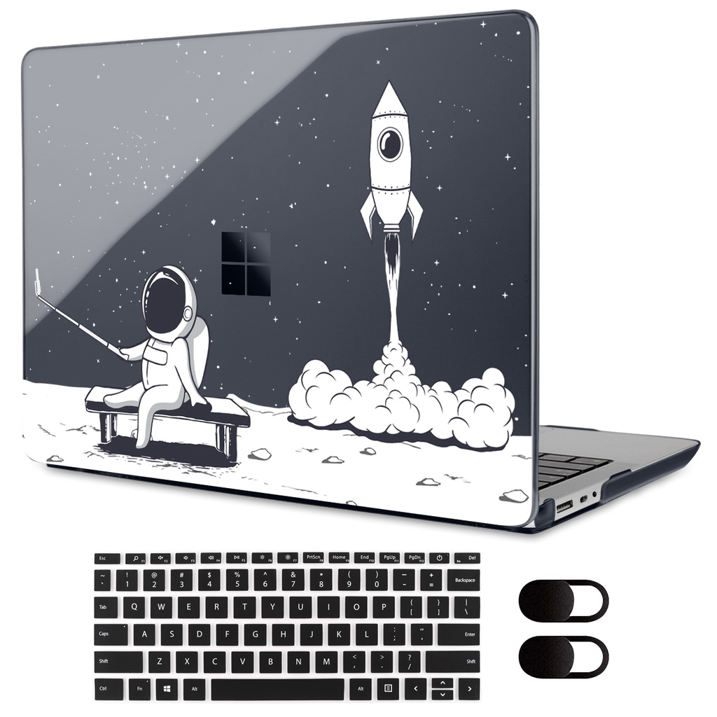 Crystal Print Case For Microsoft Surface Laptop Go 1/2 12.4inch Laptop 3 4 5 13.5/15inch2022