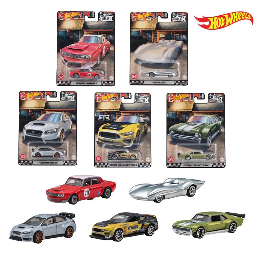 Bricksinboots Hot Wheels Premium 2022 Car Culture Boulevard Mix N Set Of 5 Cars Shopee 5595