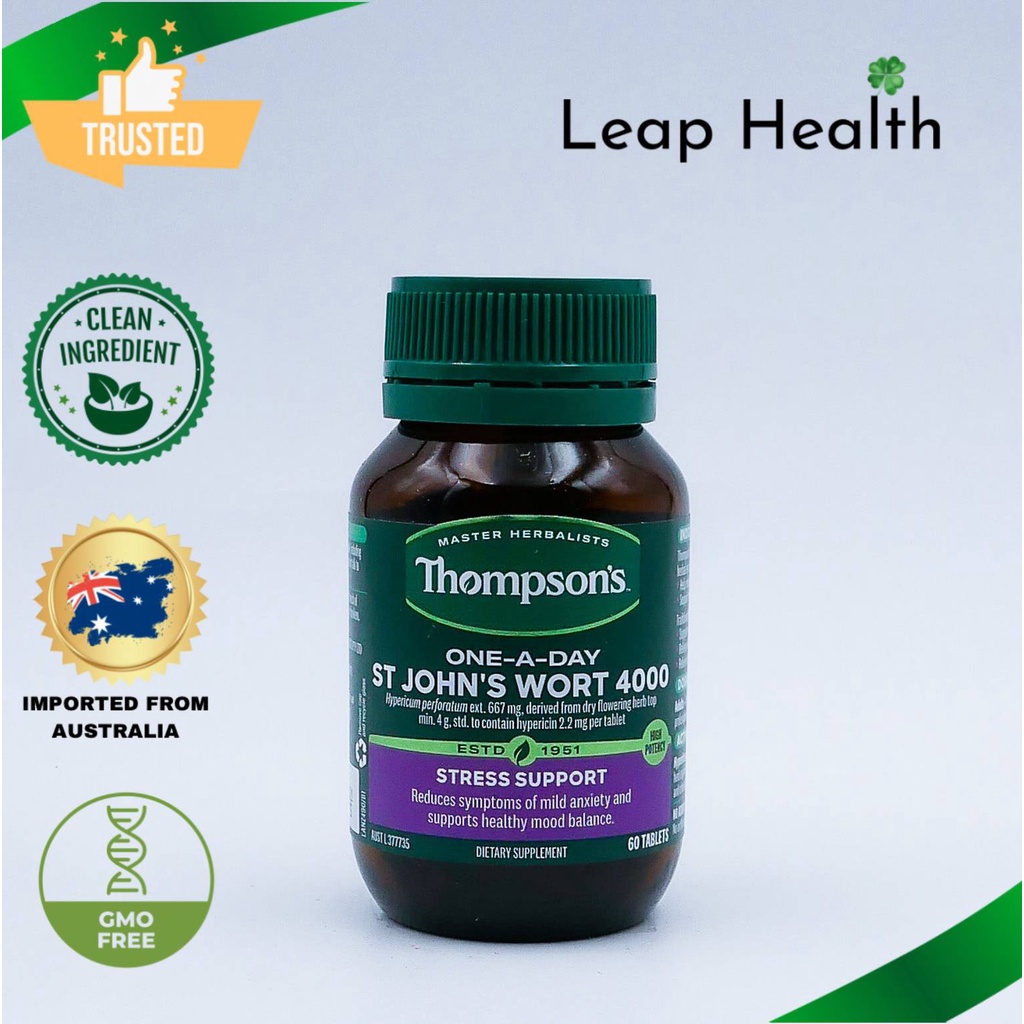 Thompson's Oneaday St John's Wort 4000mg Mood Balance & Emotional