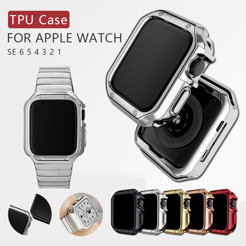 TPU Watch Case For Apple Watch 8 7 6 SE 5 4 3 2 41mm 45mm 44mm 40mm ...