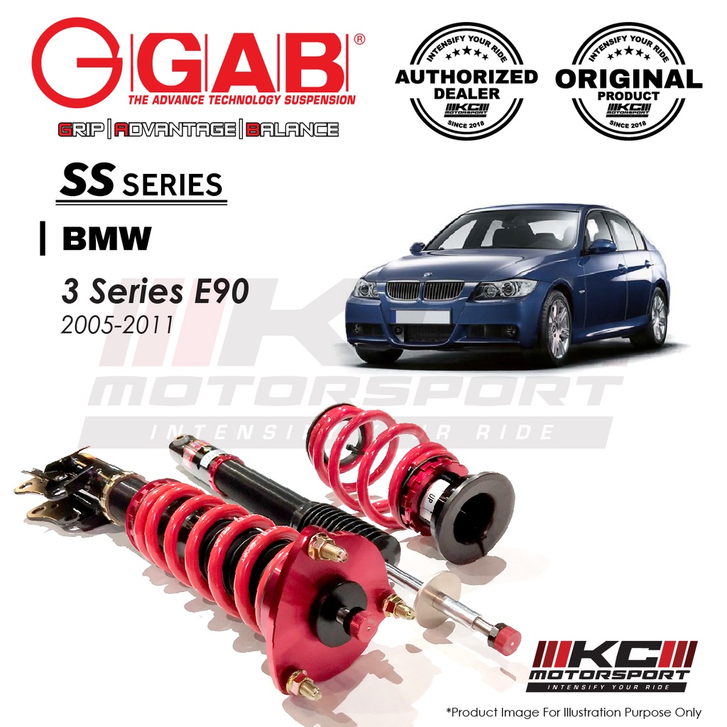 BMW 3 Series E90 2005+ GAB SS Series Fully Adjustable Suspension / Coilover Shopee Malaysia