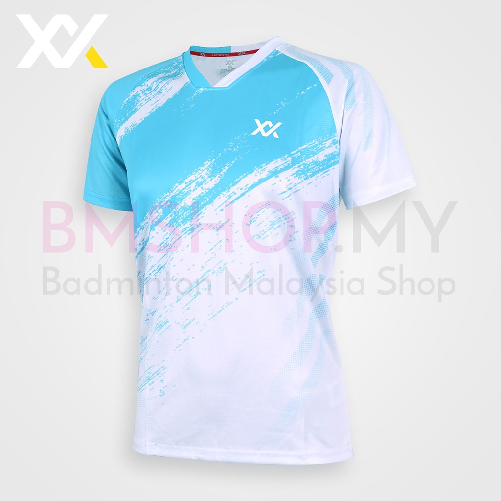 Maxx Shirt Fashion Tee MXFT079 (White Blue) Shopee Malaysia
