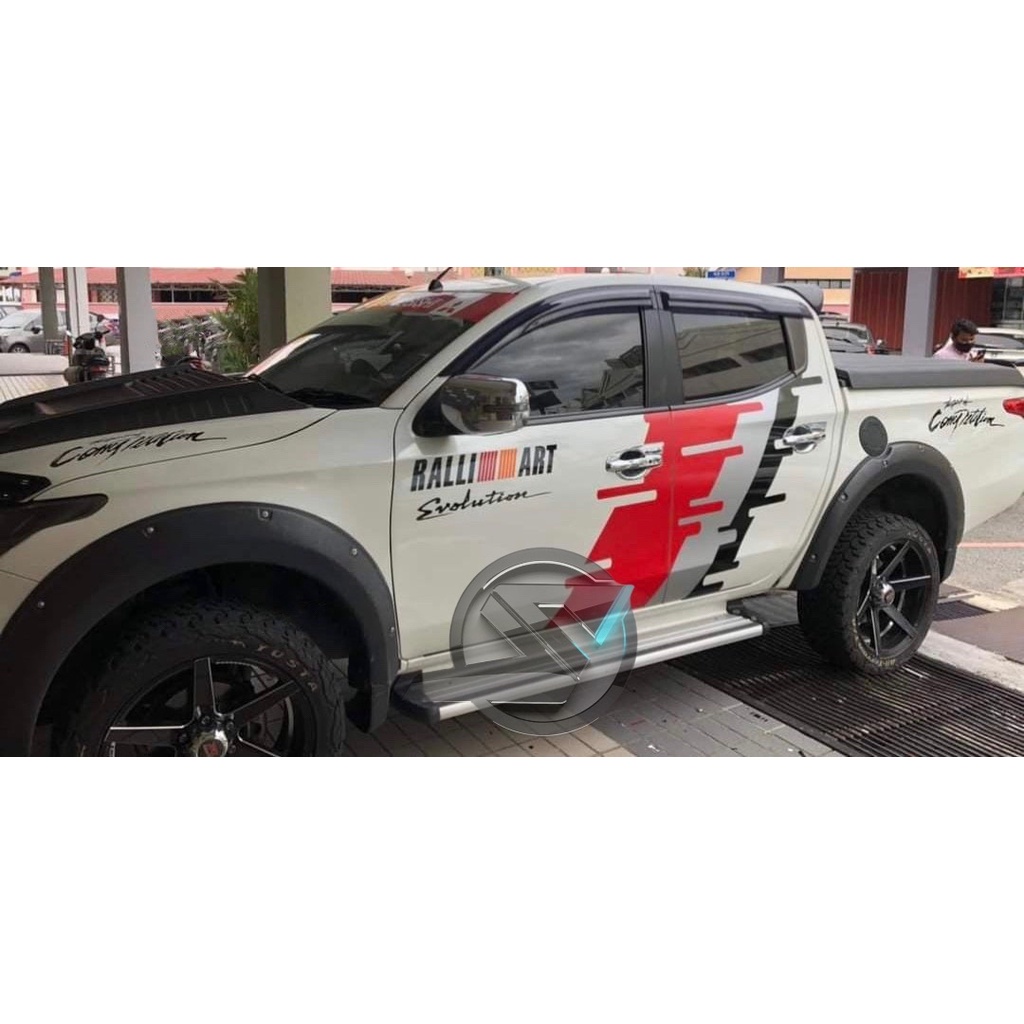 (Ready stock) S945# Mitsubishi Triton Ralliart Competition Car Body ...