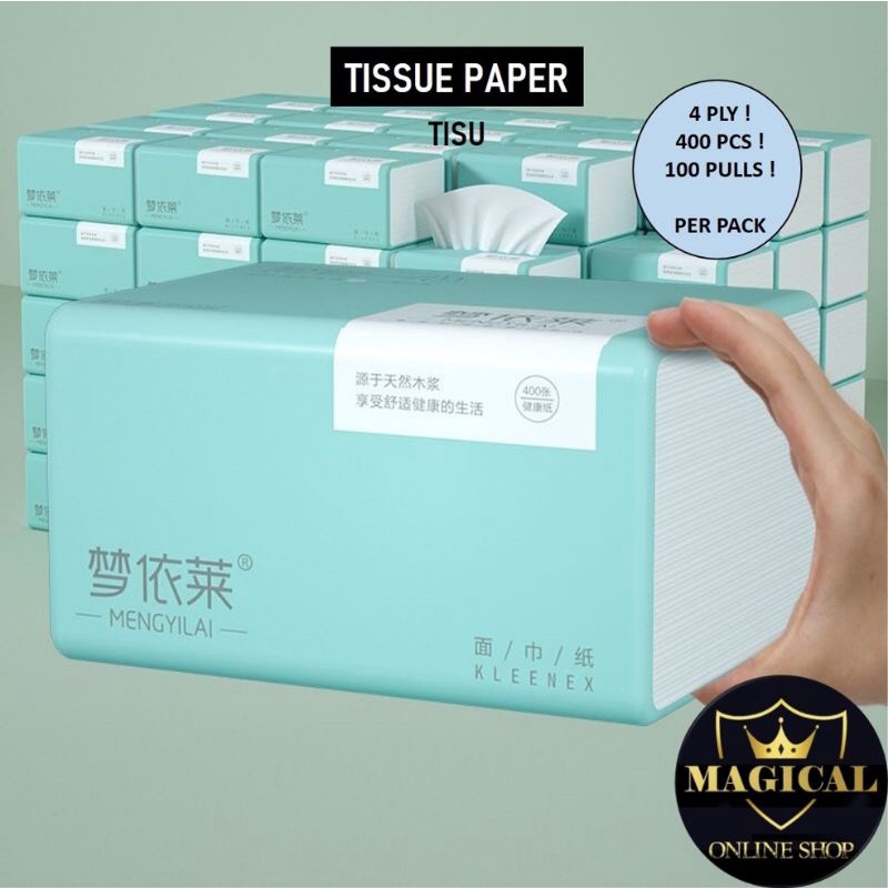 Ruo Nuo Tissue Paper Soft Facial Tisu KeringTissue Tisu Muka Murah 100 ...