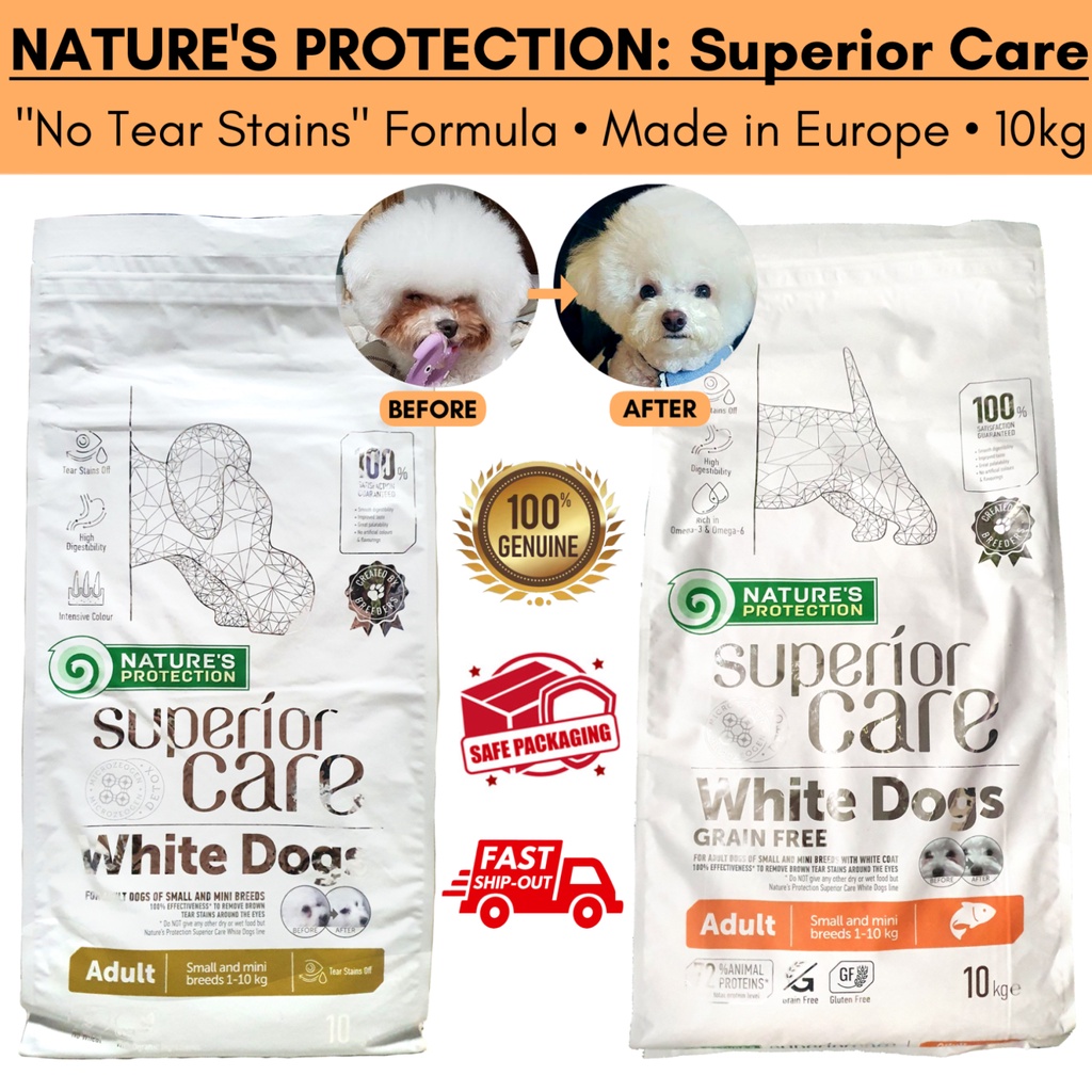 NATURE'S PROTECTION Superior Care "No Tear Stains" White Dog Formula