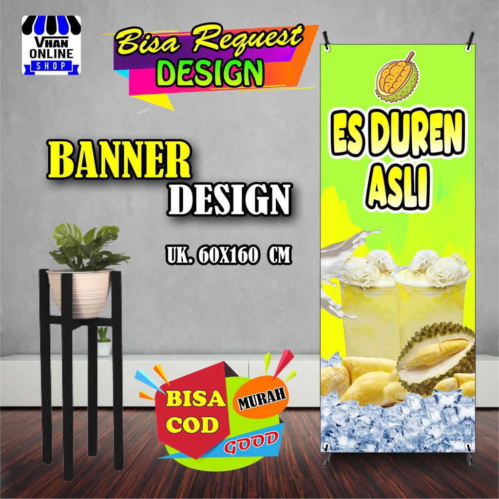 Banner Selling Durian Shake Banner, Durian Ice, Durian Ice, Good ...