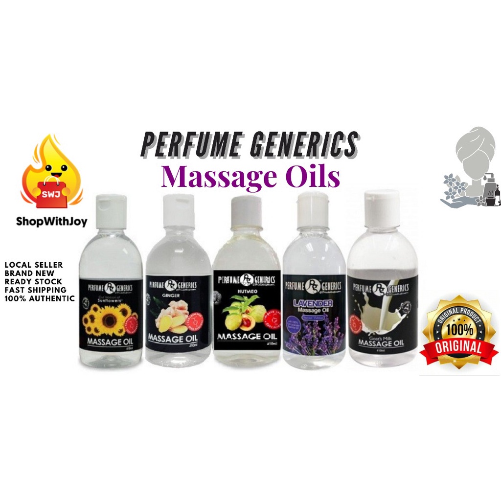 Massage Oil 410ML Perfume Generics PG Minyak Urut