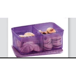 Tupperware Elegant Square & Round Set with Gift Box - Emerald Green