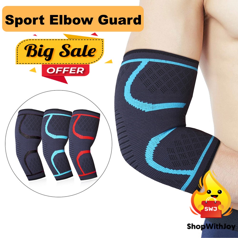 【ShopWithJoy】1 pc Sport Elbow Guard Elbow Support Basketball Protector ...
