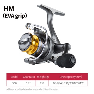 Fishing Reel 500/800 Mini Spinning Murah Outdoor Fishing Mesen