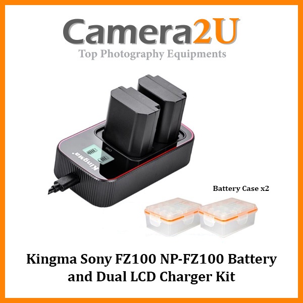 READY STOCK Kingma Sony FZ100 NP-FZ100 Battery And Dual LCD Charger Kit For Sony A1 A9 A7III A7riv A7riii A7c Fx3 A6600 I.26569587 8 thumbnail image