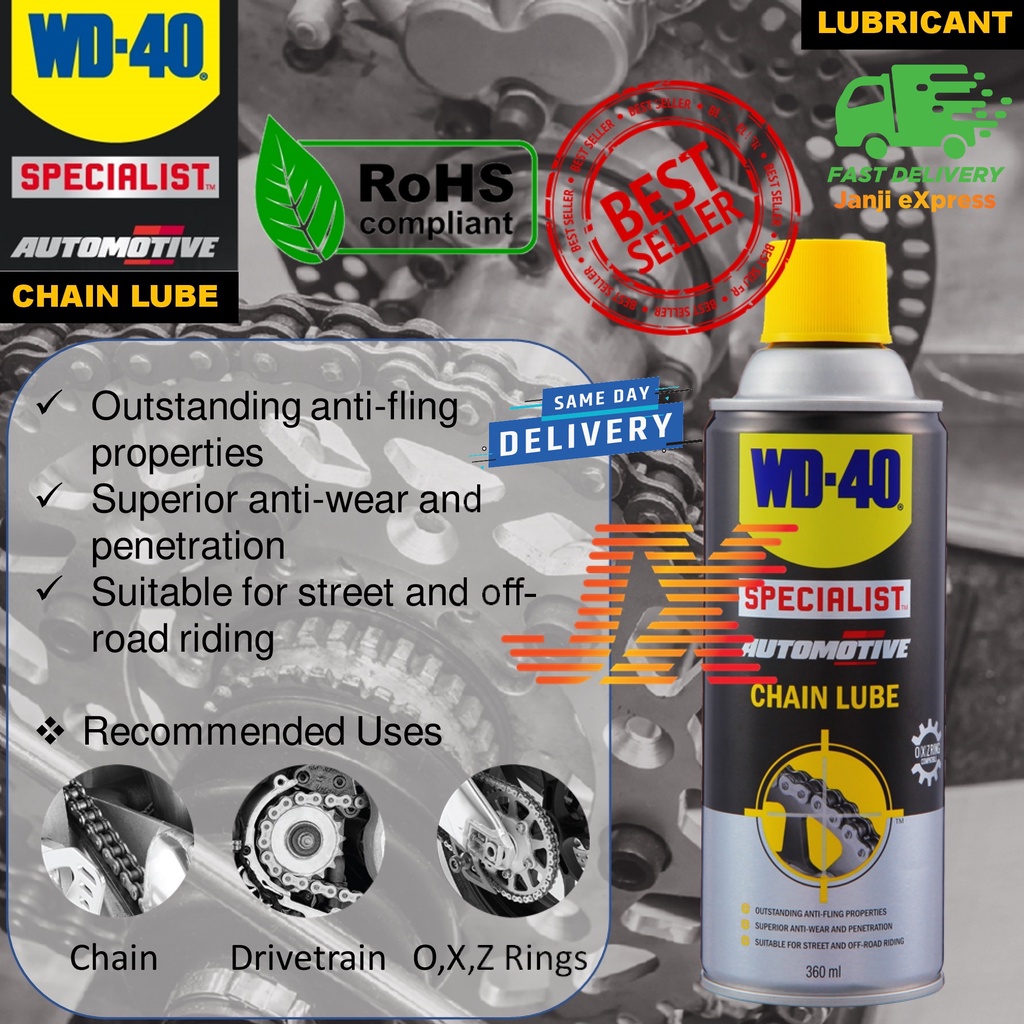 thumbnail interactive-video image 1 of Activ 8 Motorcycle Chain Lube – Anti-Fling Formula For BMW Ducati MZ – 5033610000035 1 of 6