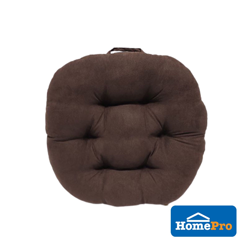 HomePro HLS Chair Pad GORA Synthetic Fiber W50xD50xH8 Cm Brown Shopee Malaysia